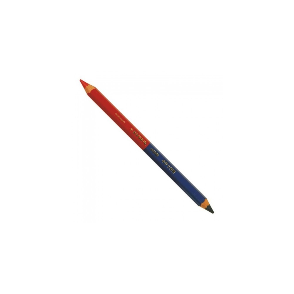 PROFESSIONAL PENCIL FOR THICK MINE CONSTRUCTION Ø6.25 BLUE AND RED