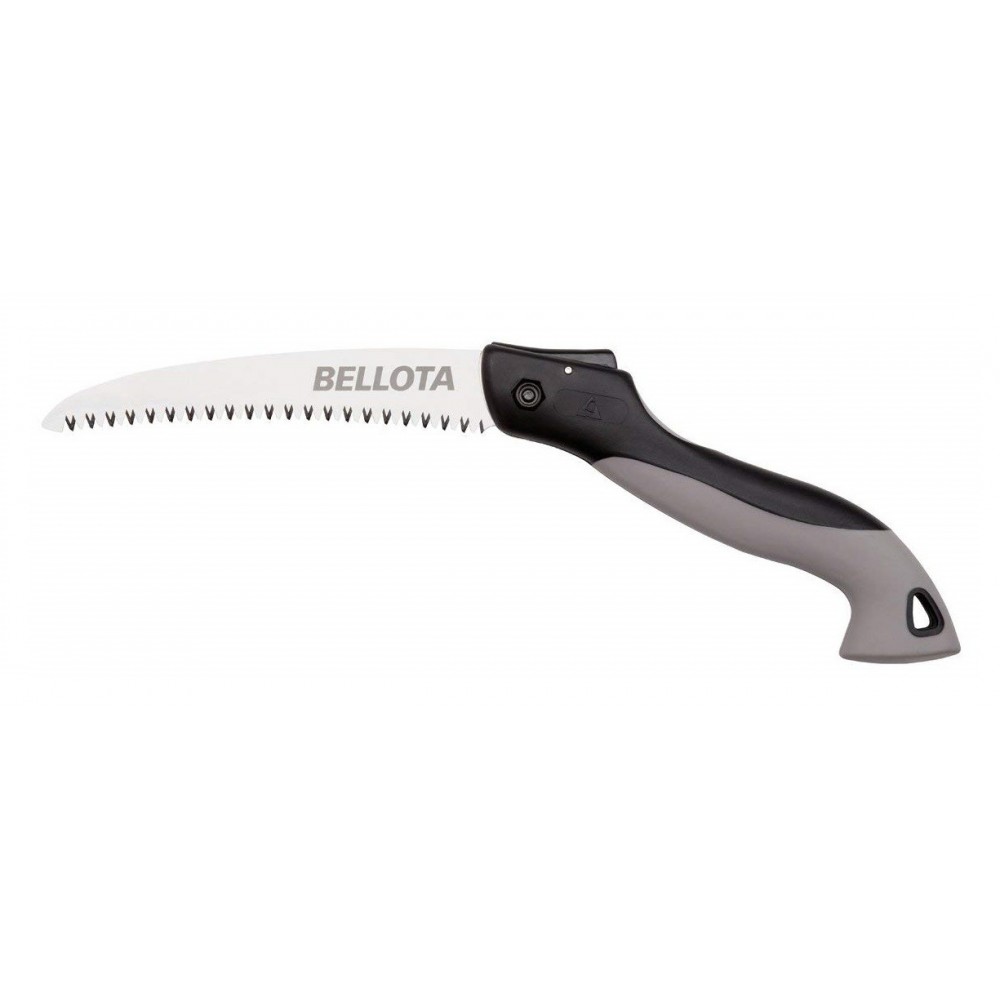 FOLDING CURVED JAPANESE TOOTHED SAW WITH BIMATERIAL HANDLE