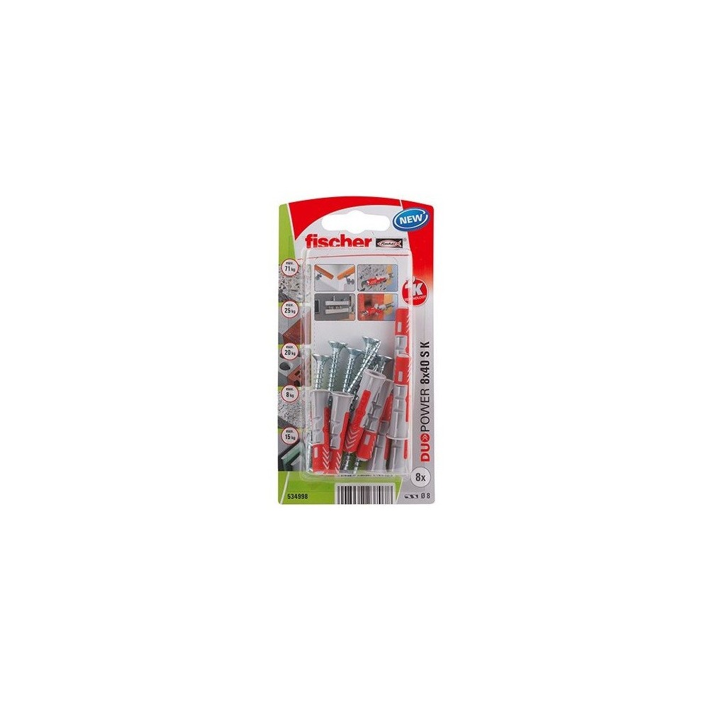 BLISTER DUOPOWER 8X40 SK (8 PCS/BLISTER)