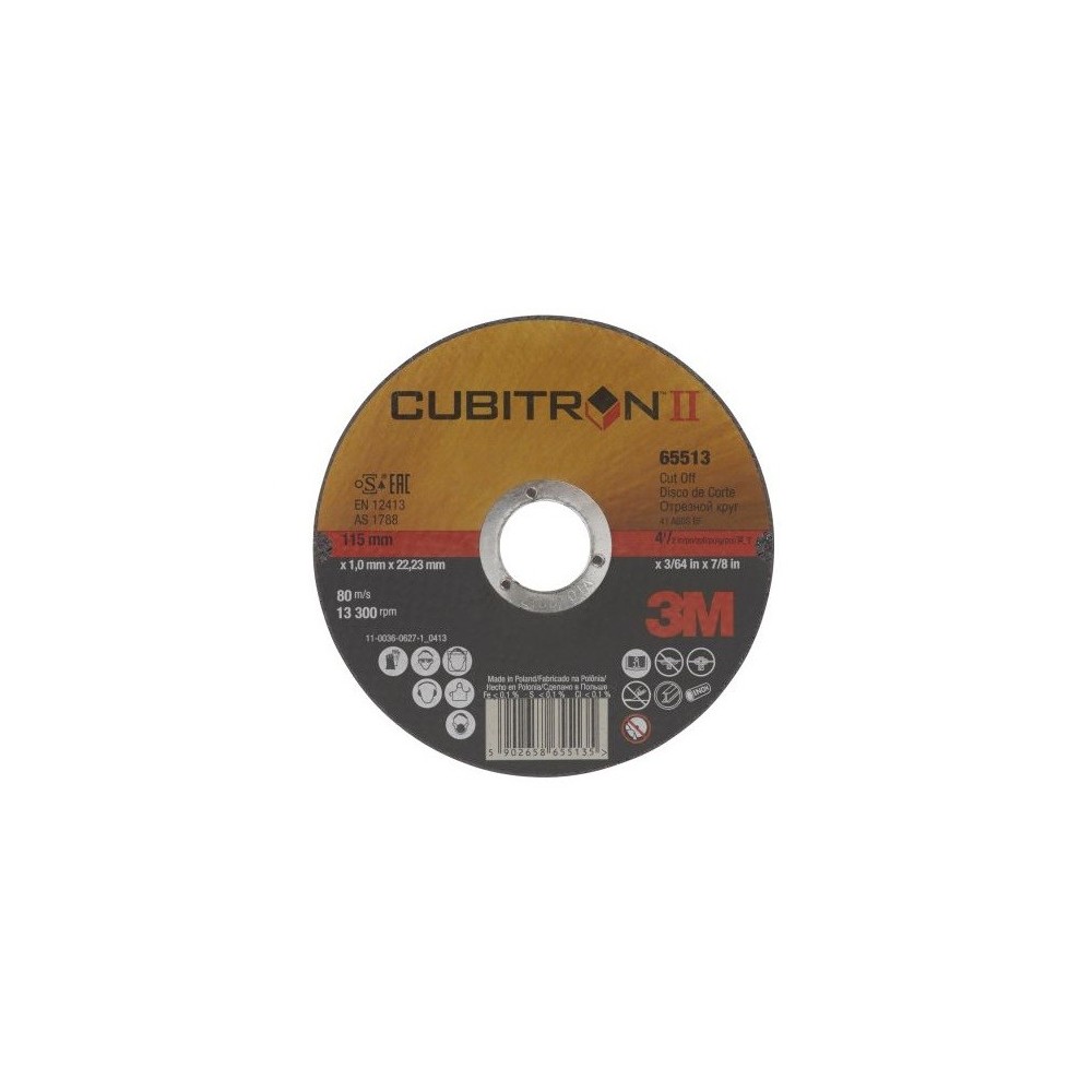 CUBITRON II FLAT CUTTING DISC 65513