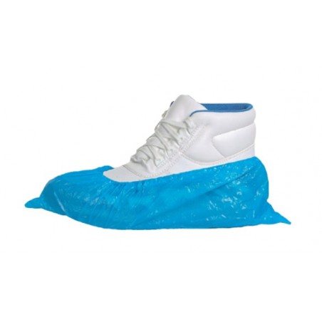 BLUE PE POLYETHYLENE SHOES (100 UNITS)