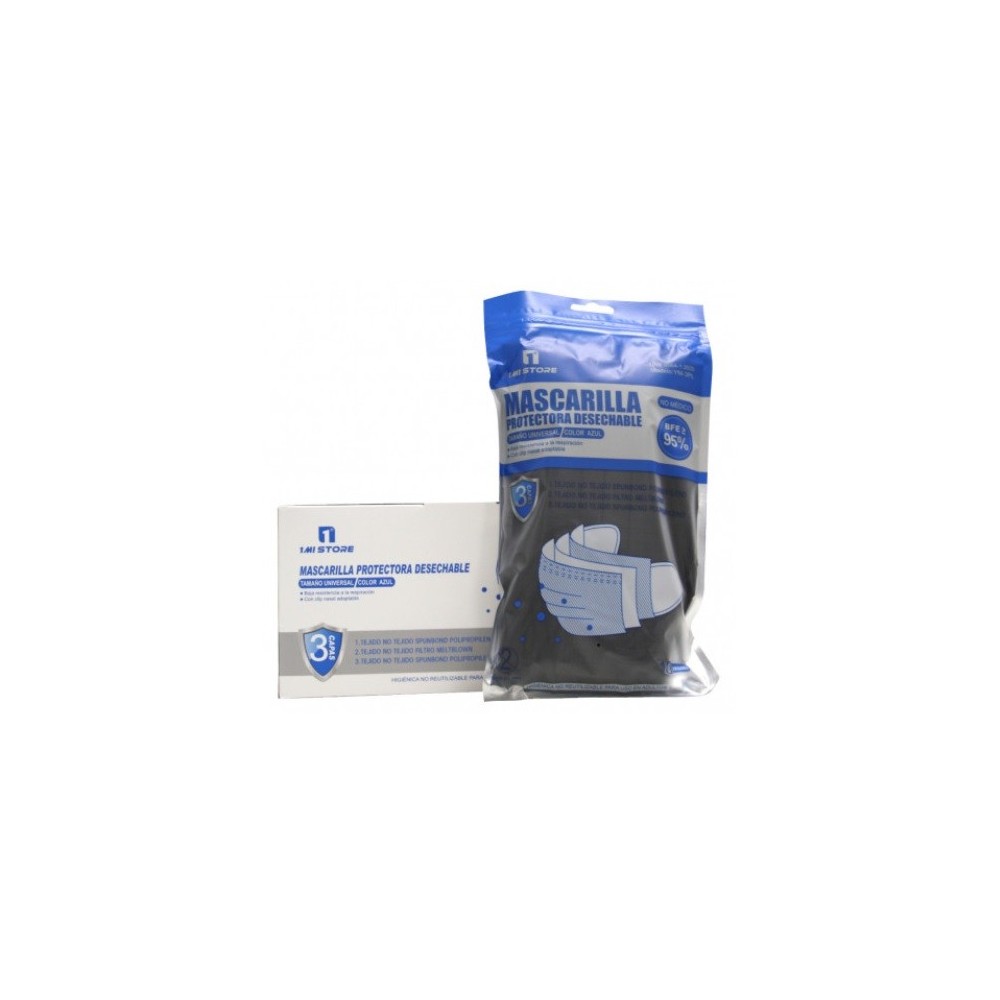 BLACK HYGINENIC MASK 99901 (PACK. 10 UNITS)