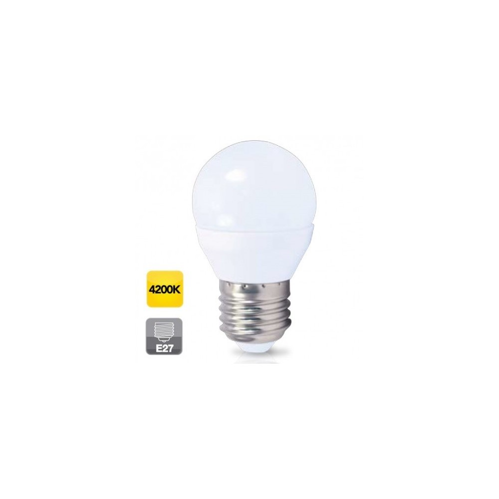 LED SPHERICAL BULB 5W E27 4200K DAYLIGHT