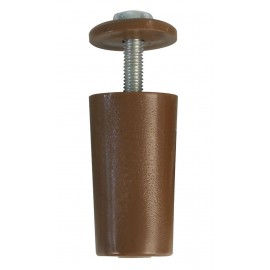 STOP WITH SCREW 40 BROWN