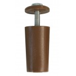 STOP WITH SCREW 40 BROWN