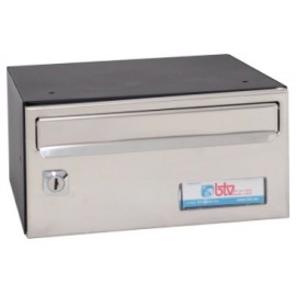 BARAJAS MAILBOX BRIGHT STAINLESS STEEL 240X250X120 G1