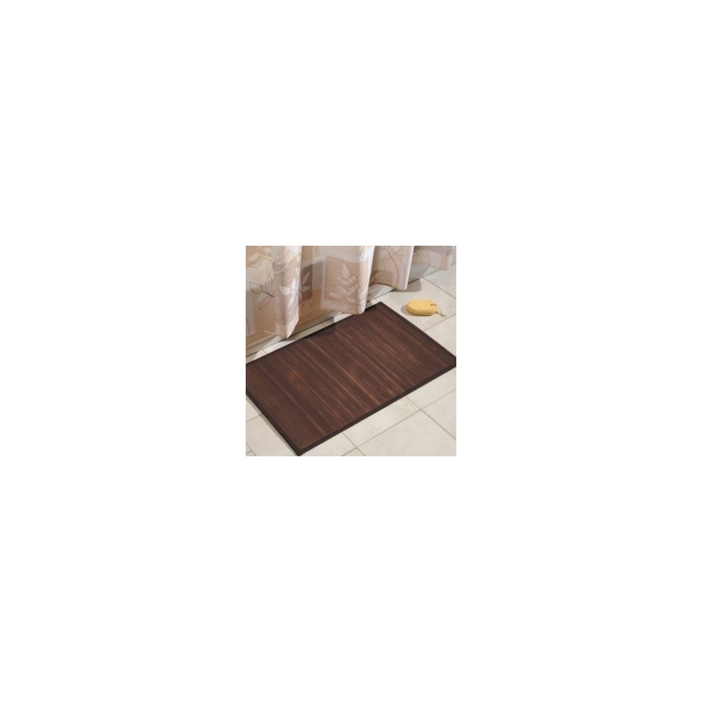 BAMBOO BATH MAT DARK BROWN 50X8