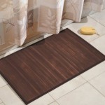 BAMBOO BATH MAT DARK BROWN 50X8