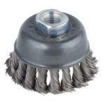 BRAID CUP BRUSH. THREAD M14 Ø75MM