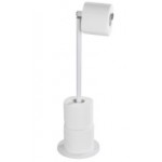 2 IN 1 FOOT ROLL HOLDER WHITE