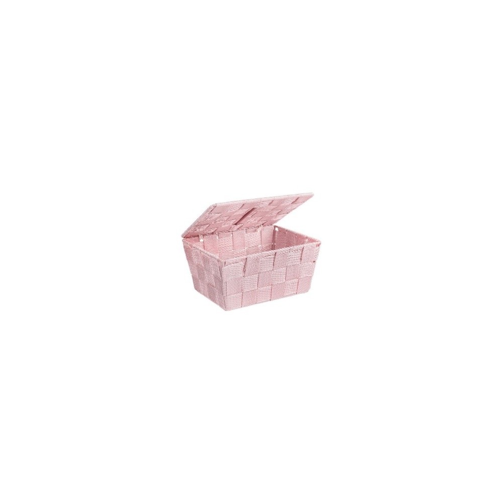 ADRIA BASKET WITH PINK LID