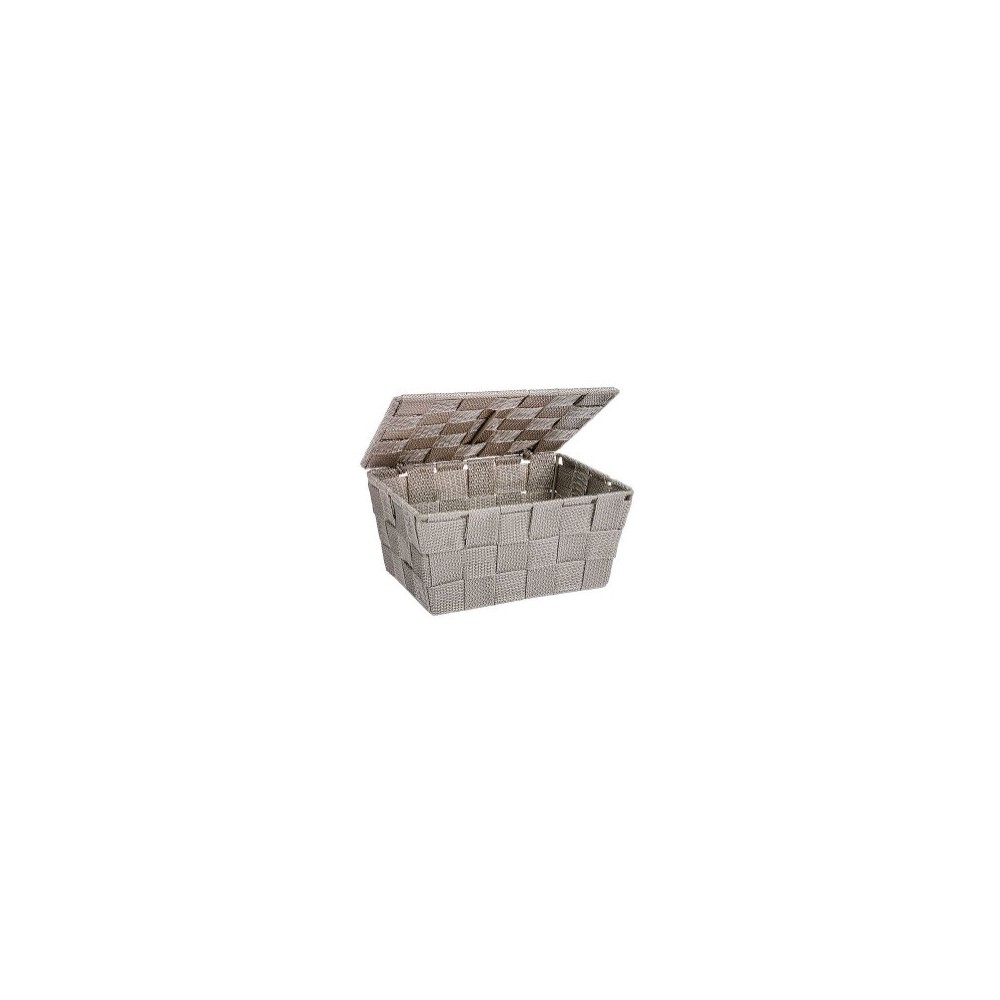 ADRIA BASKET WITH TAUPE LID