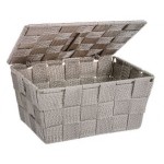 ADRIA BASKET WITH TAUPE LID