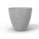 BETON ROUND BASE POT 73L GRAY