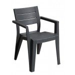 GRAPHITE JULIE CHAIR