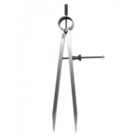 SQUARE LEG COMPASS WITH POINTS, WITH SPRING (4) 200MM