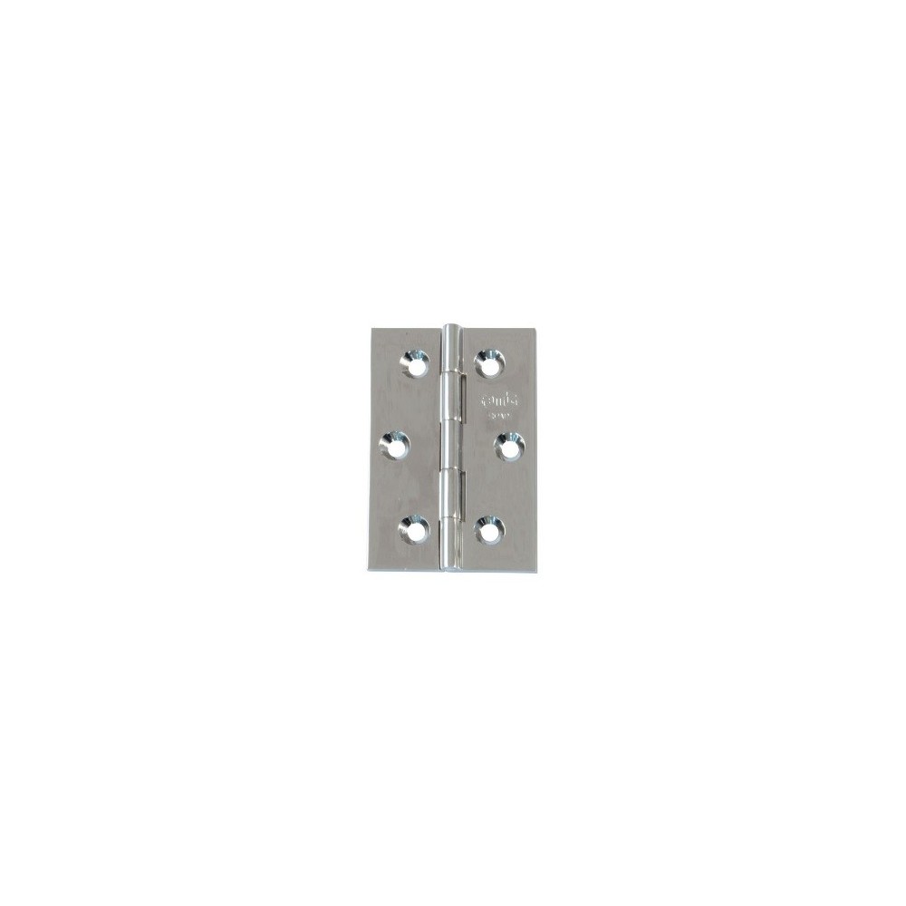 HINGE 1002-70X50 POLISHED BRASS