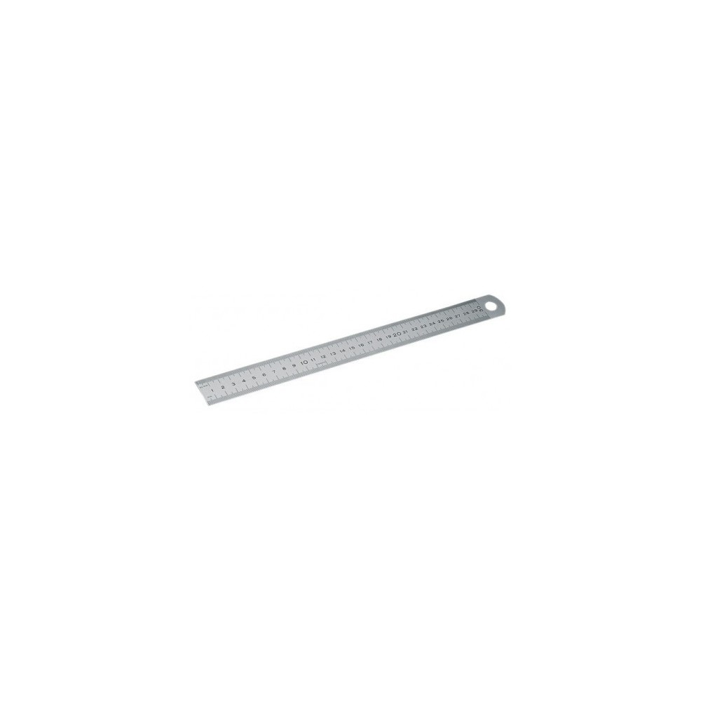 SEMI-RIGID STAINLESS STEEL RULE 500X30X1 MM