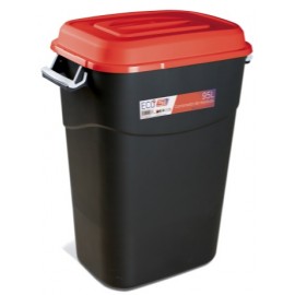 CONTENEDOR ECO TAYG 120 L. NEGRO / ROJO