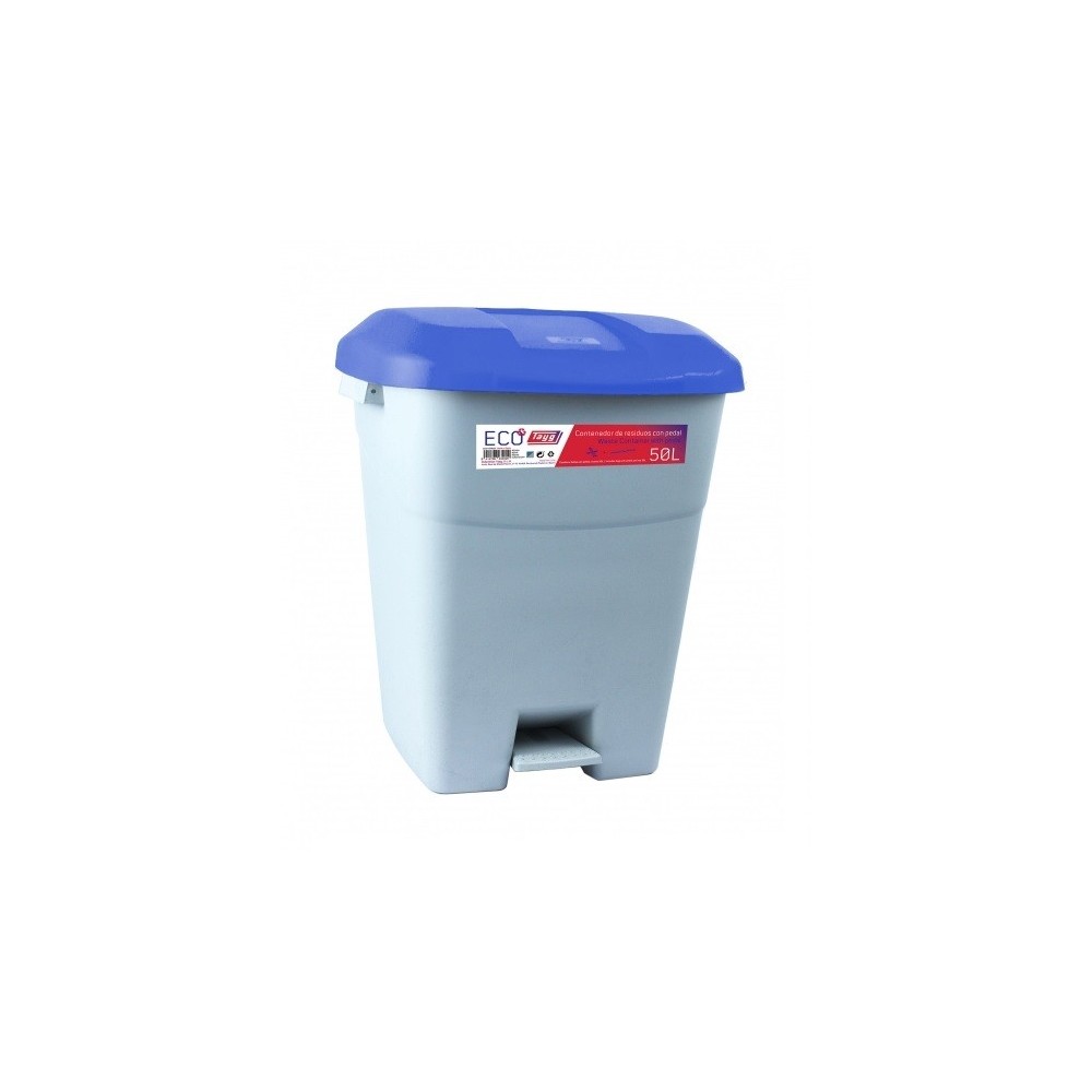 CONTENEDOR ECO TAYG 50 L. GRIS / AZUL