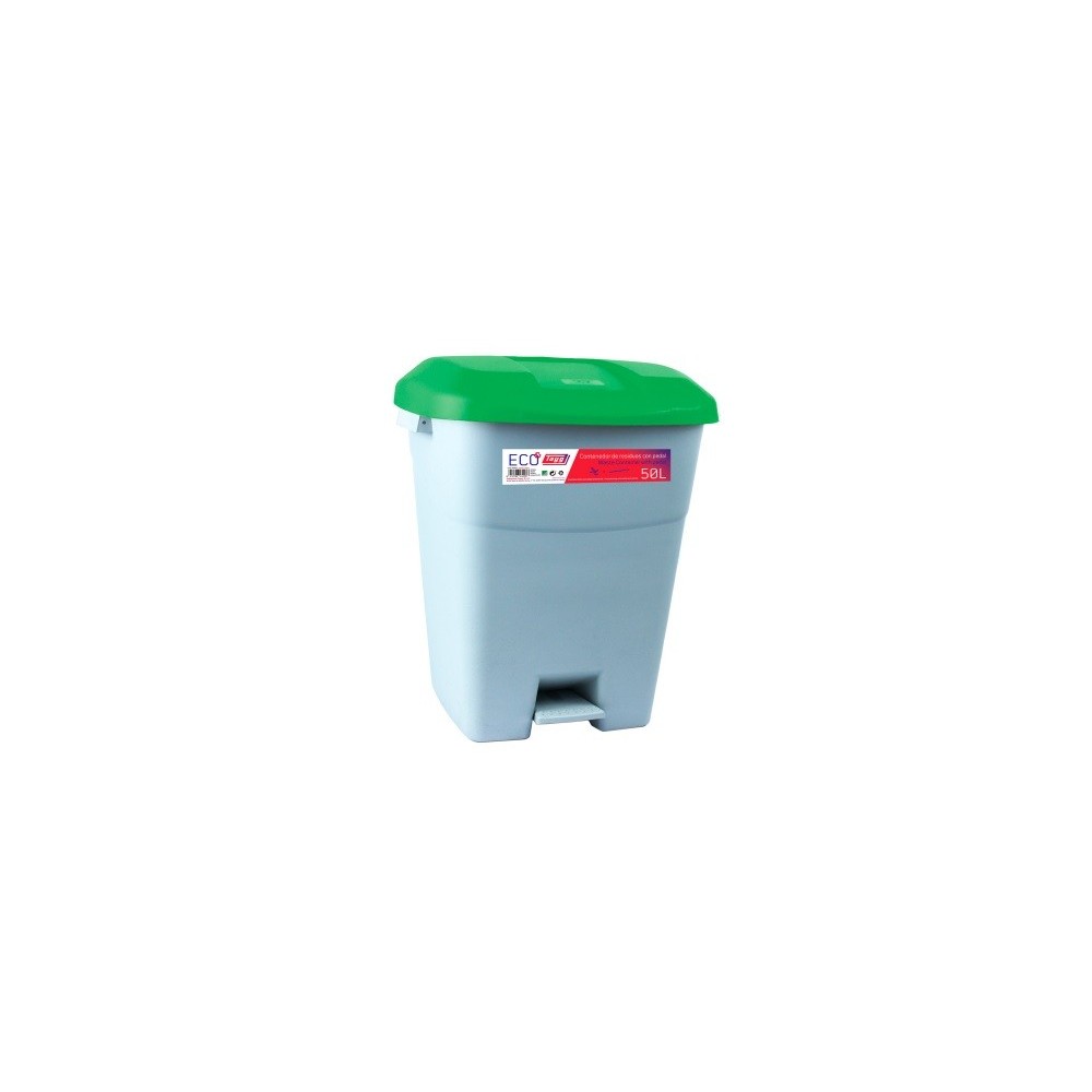 CONTENEDOR ECO TAYG 50 L. GRIS / VERDE