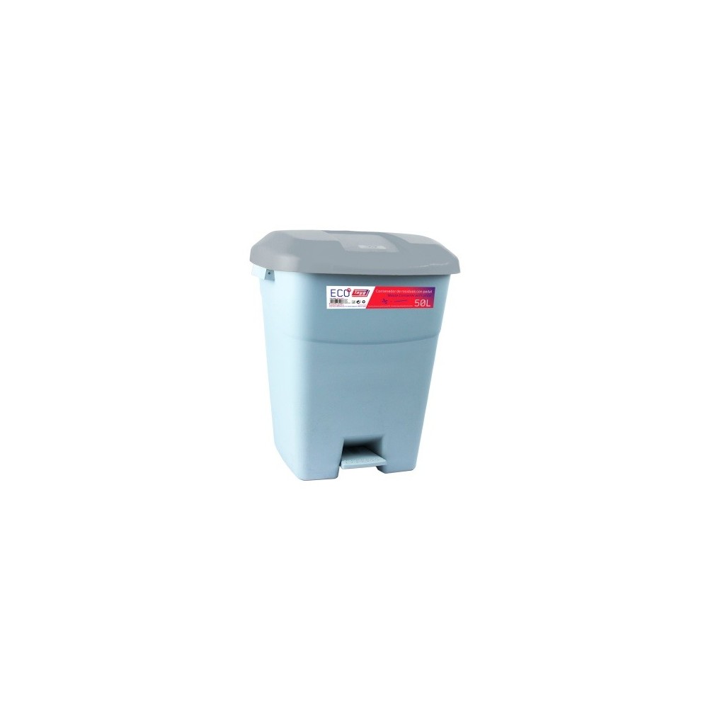 CONTENEDOR ECO TAYG 50 L. GRIS / GRIS.