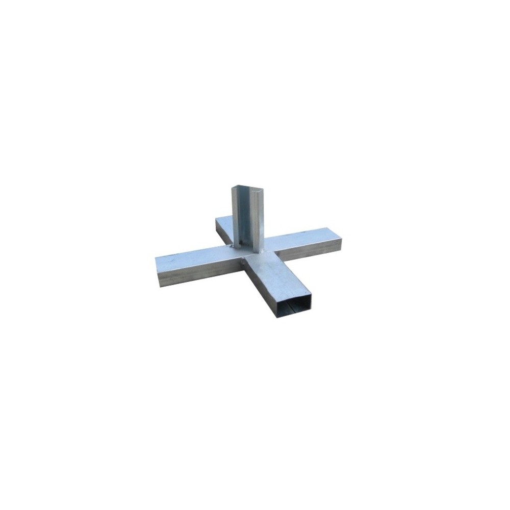 GALVA CROSS BASE 50X50