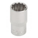 BIHEXAGONAL SOCKET 1/4 CrV 13MM