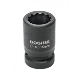 IMPACT SOCKET CrMo BI-HEXAGONAL 1 / 2-18MM