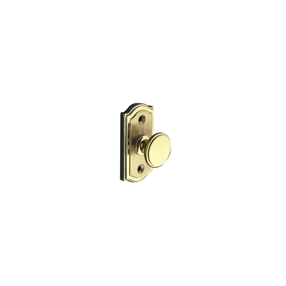 SHIELD KNOB 20 BRASS