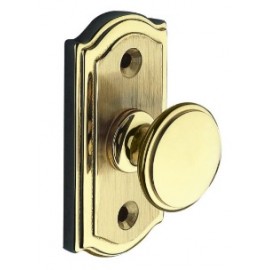 SHIELD KNOB 20 BRASS