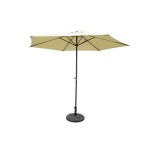 ALUMINUM UMBRELLA MANIVELA LUXE 300 BEIGE