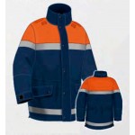 PARKA 3/4 BASIC JAVALAMBRE NAVY / ORANGE XL