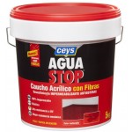 AGUASTOP CAUCHO FIBRAS BLANCO 20 KG