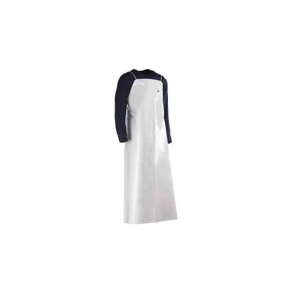 APRON WITH ELASTICS 87% PVC / 13% WHITE POLYESTER