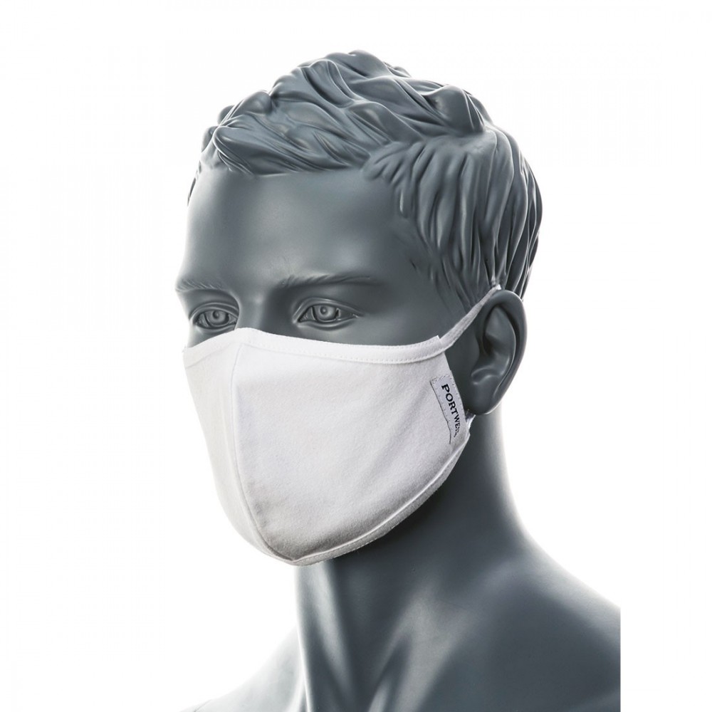 TEXTILE MASK 2 LAYERS ANTIMICROBIAL (UNIT)