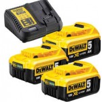 3 18V LI-ION 5.0 AH BATTERIES AND CHARGER