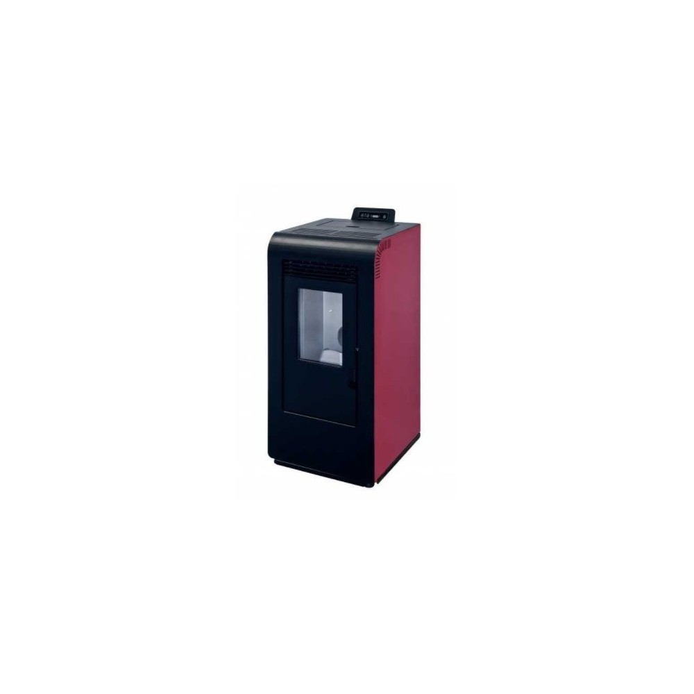 PELLET STOVE POWER 8 BURGUNDY COLOR