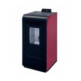 PELLET STOVE POWER 8 BURGUNDY COLOR