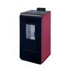 PELLET STOVE POWER 8 BURGUNDY COLOR