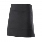 100% POLYESTER SHORT BLACK APRON