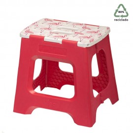 STOOL 32 CM COMPACT FOLDING FLAMINGO