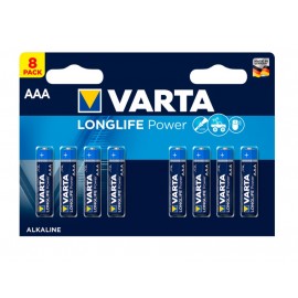 VARTA LONG LIFE POWER AAA BATTERY (BLISTERS 8 UNITS)