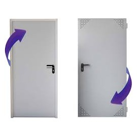 MULTIPURPOSE DOOR CLASS EI 0 80X205 REVERSIBLE