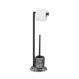 FOOT SET FOR THE BLACK TERRAZZO TOILET