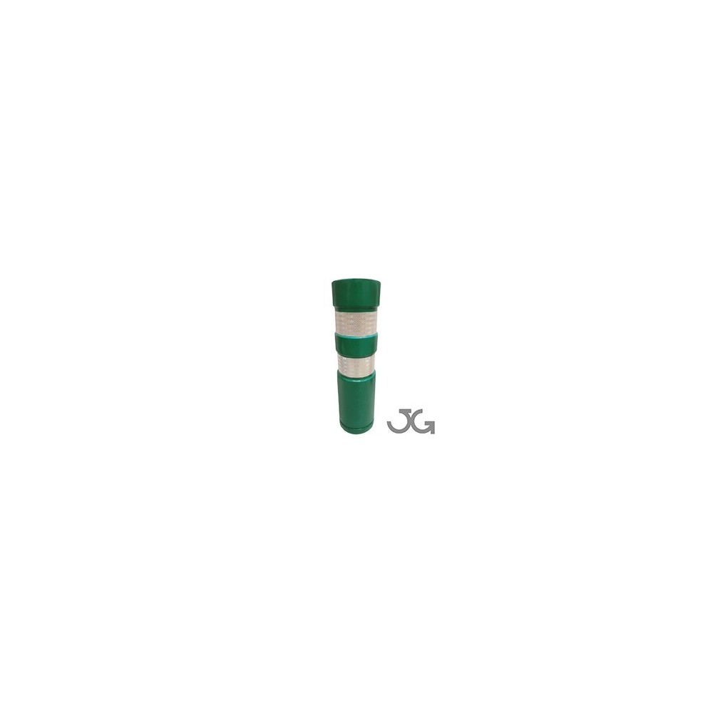 STANDARD CYLINDRICAL BEACON Ø20X75CM GREEN JG INCLUDED. SCREWS