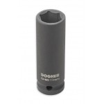 IMPACT SOCKET CrMo HEXAGONAL S/L 1/2-14MM